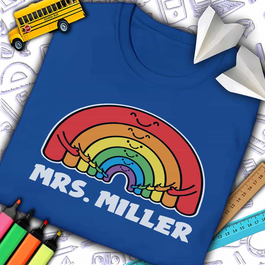 Custom Rainbow Hugs T-Shirt