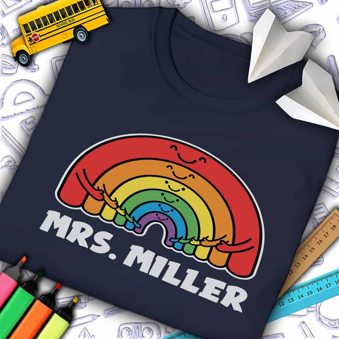 Custom Rainbow Hugs T-Shirt