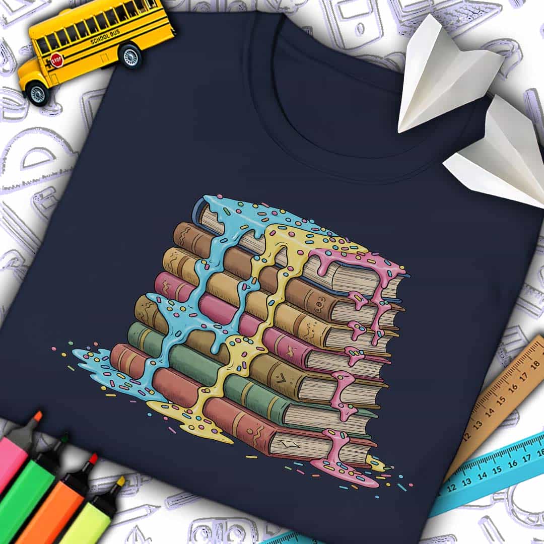 Ice Cream Books T-Shirt