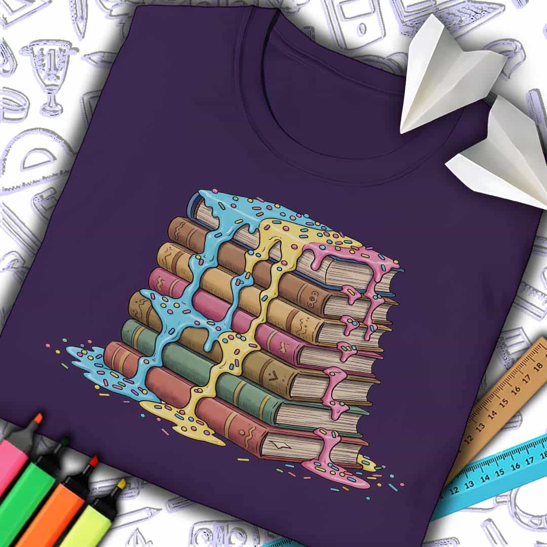 Ice Cream Books T-Shirt