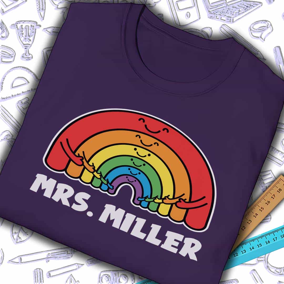 Custom Rainbow Hugs T-Shirt