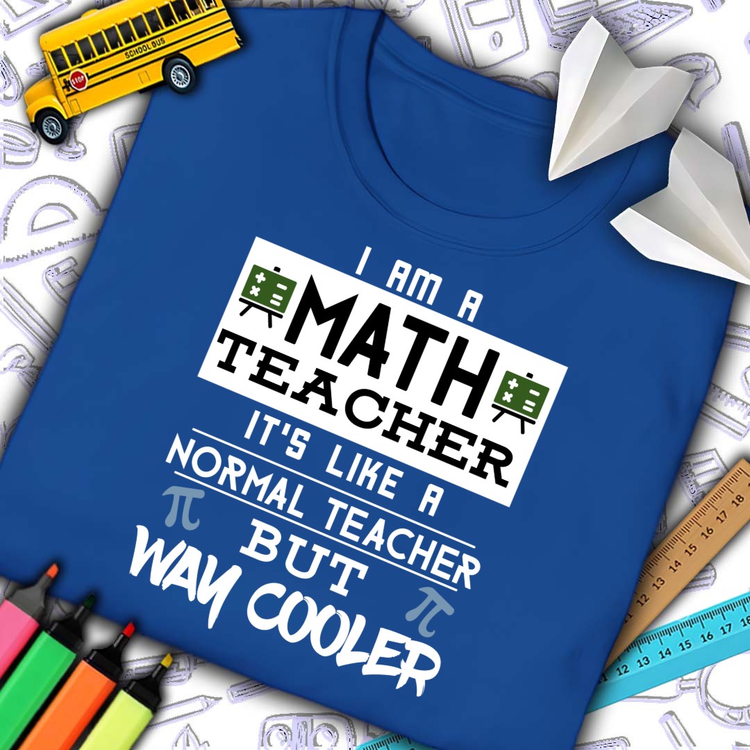Math Teacher Cooler T-shirt