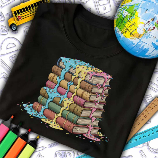 Ice Cream Books T-Shirt
