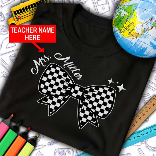 Custom Bow Name T-Shirt
