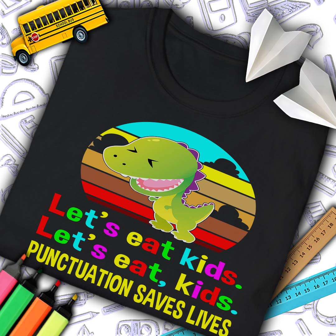 Dinosaur Punctuation T-Shirt