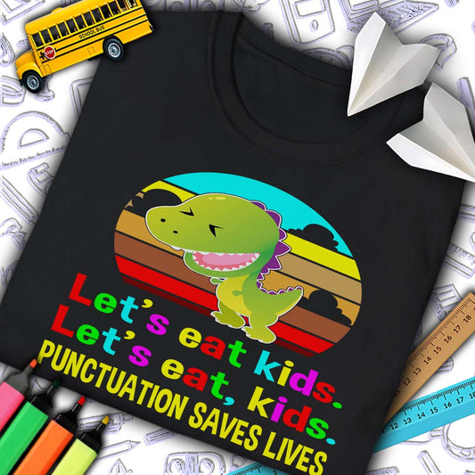 Dinosaur Punctuation T-Shirt