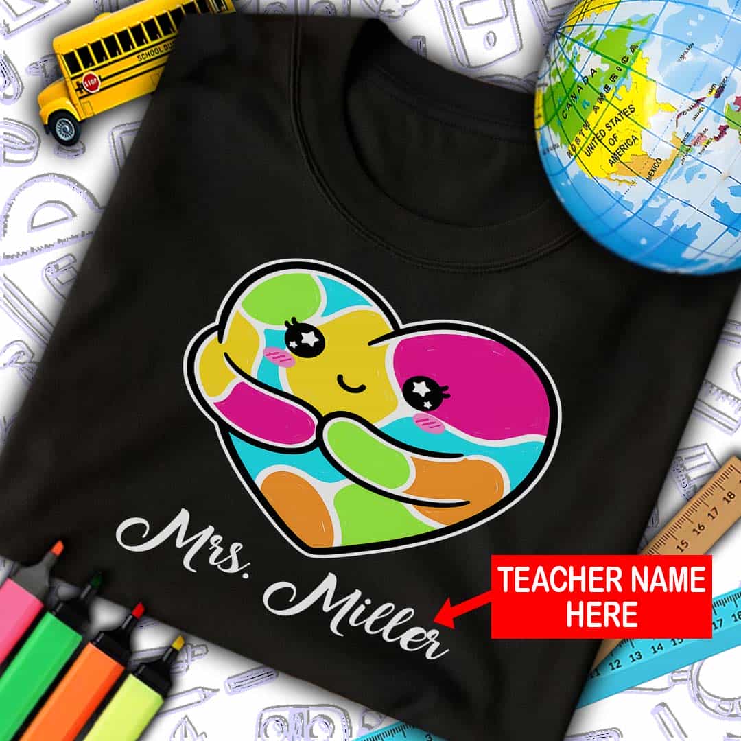Custom Heart Hug T-Shirt