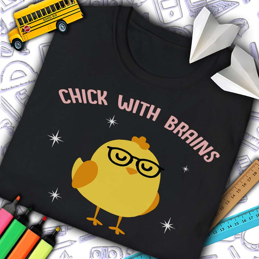 Chicks With Brains T-Shirt