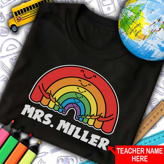 Custom Rainbow Hugs T-Shirt