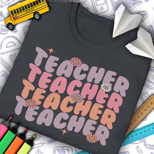 Retro Teacher T-Shirt