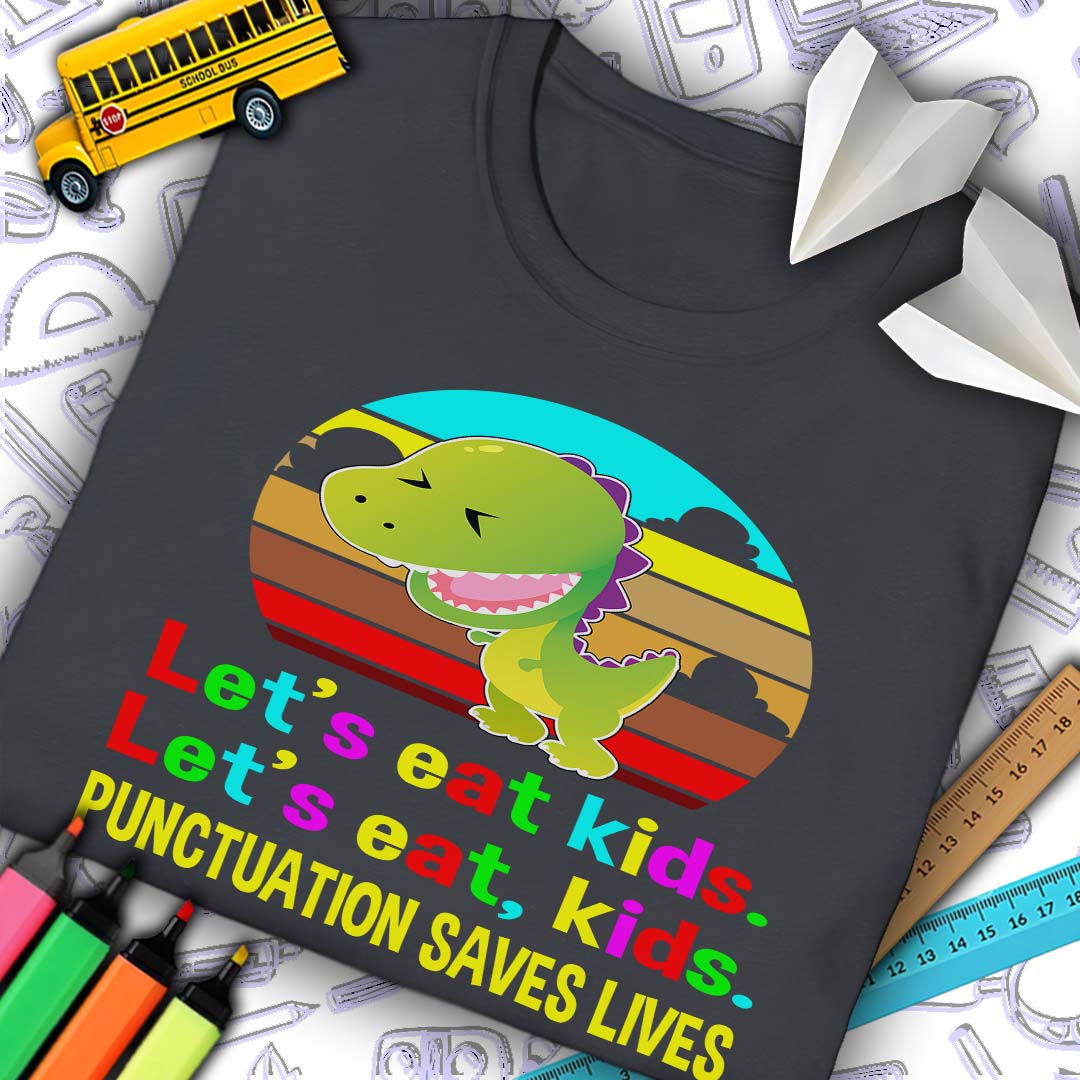 Dinosaur Punctuation T-Shirt