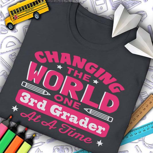 Changing The World 3rd Grade T-Shirt