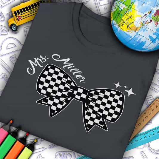 Custom Bow Name T-Shirt