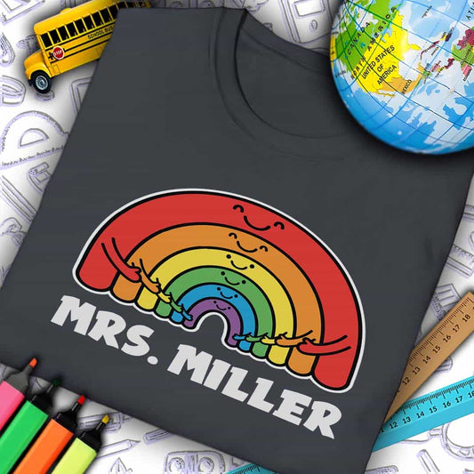 Custom Rainbow Hugs T-Shirt