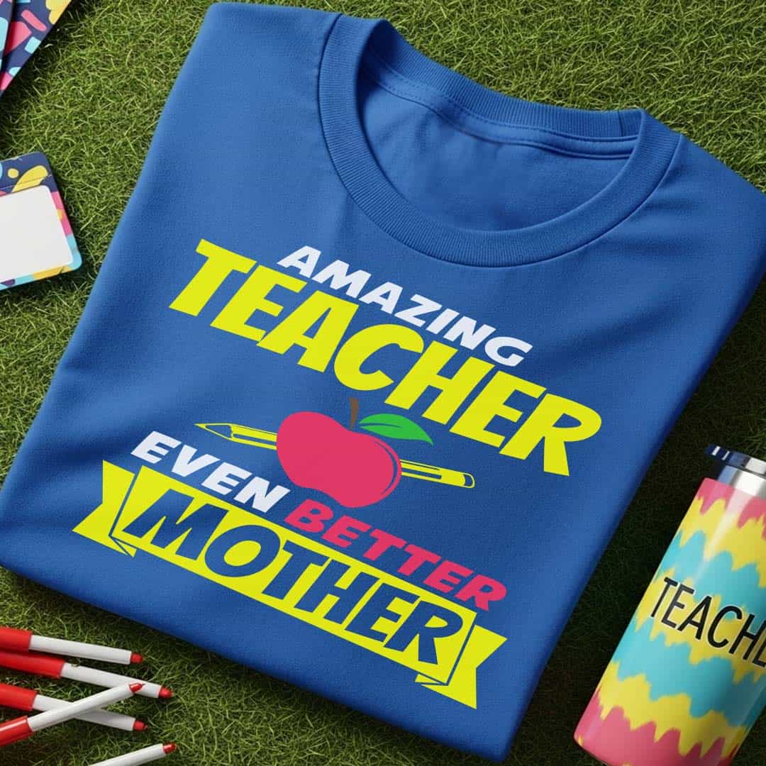 Amazing Teacher Mom T-Shirt