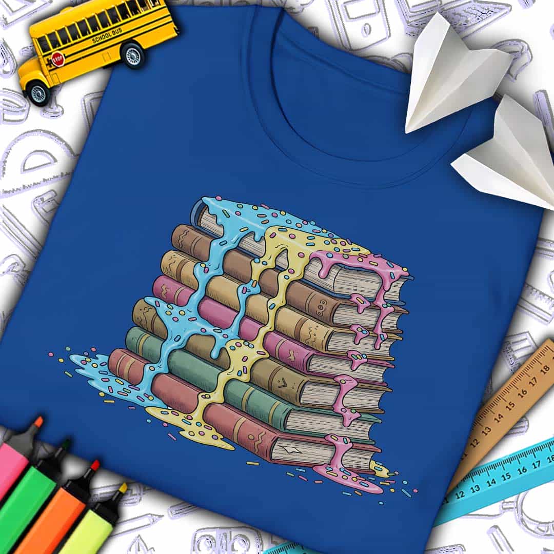Ice Cream Books T-Shirt