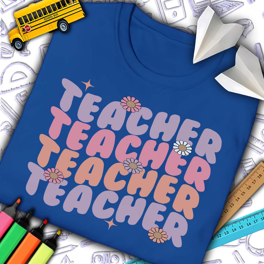 Retro Teacher T-Shirt