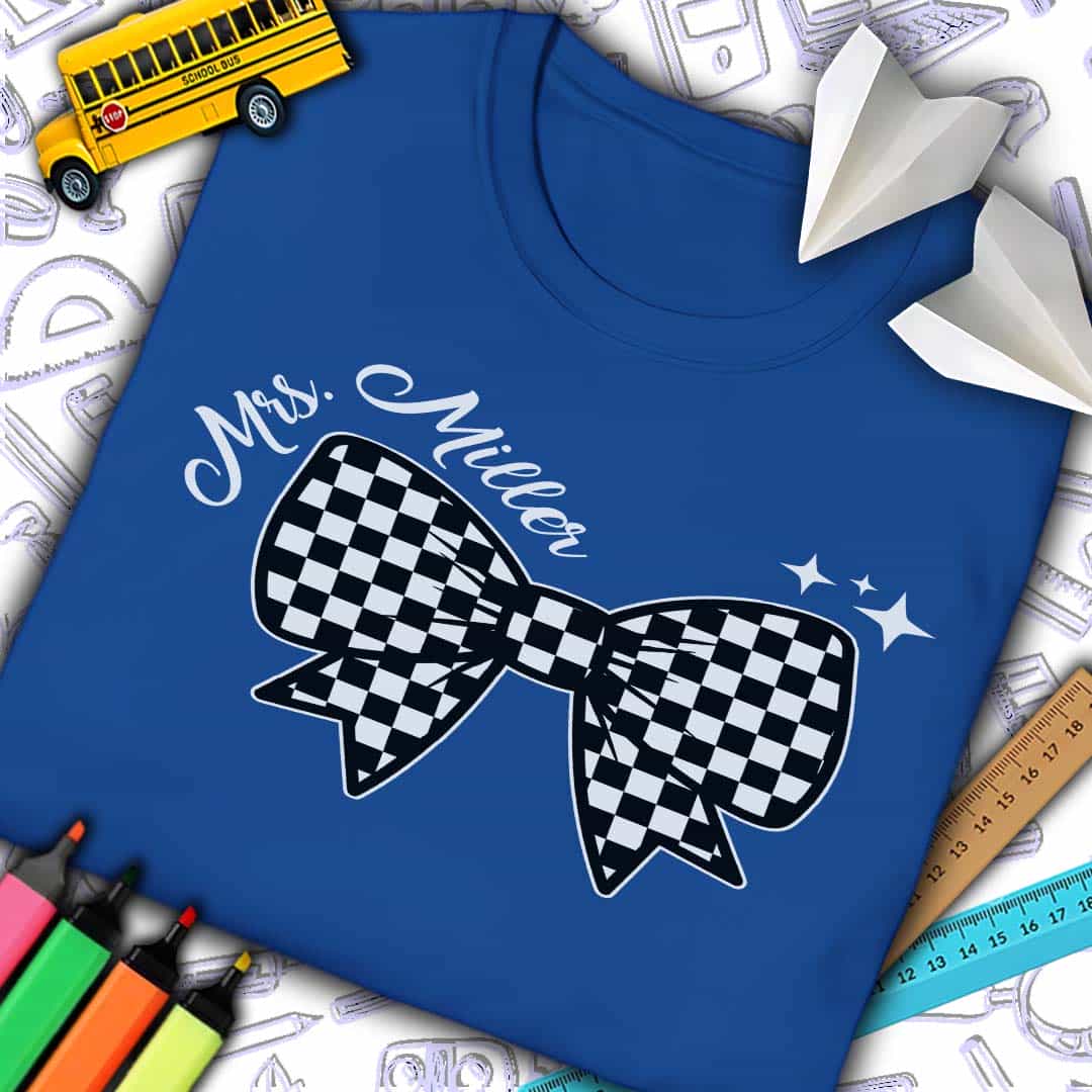 Custom Bow Name T-Shirt