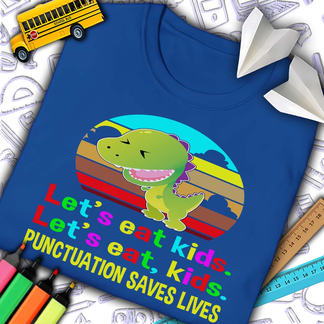 Dinosaur Punctuation T-Shirt