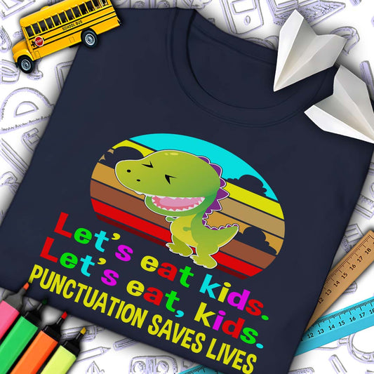 Dinosaur Punctuation T-Shirt