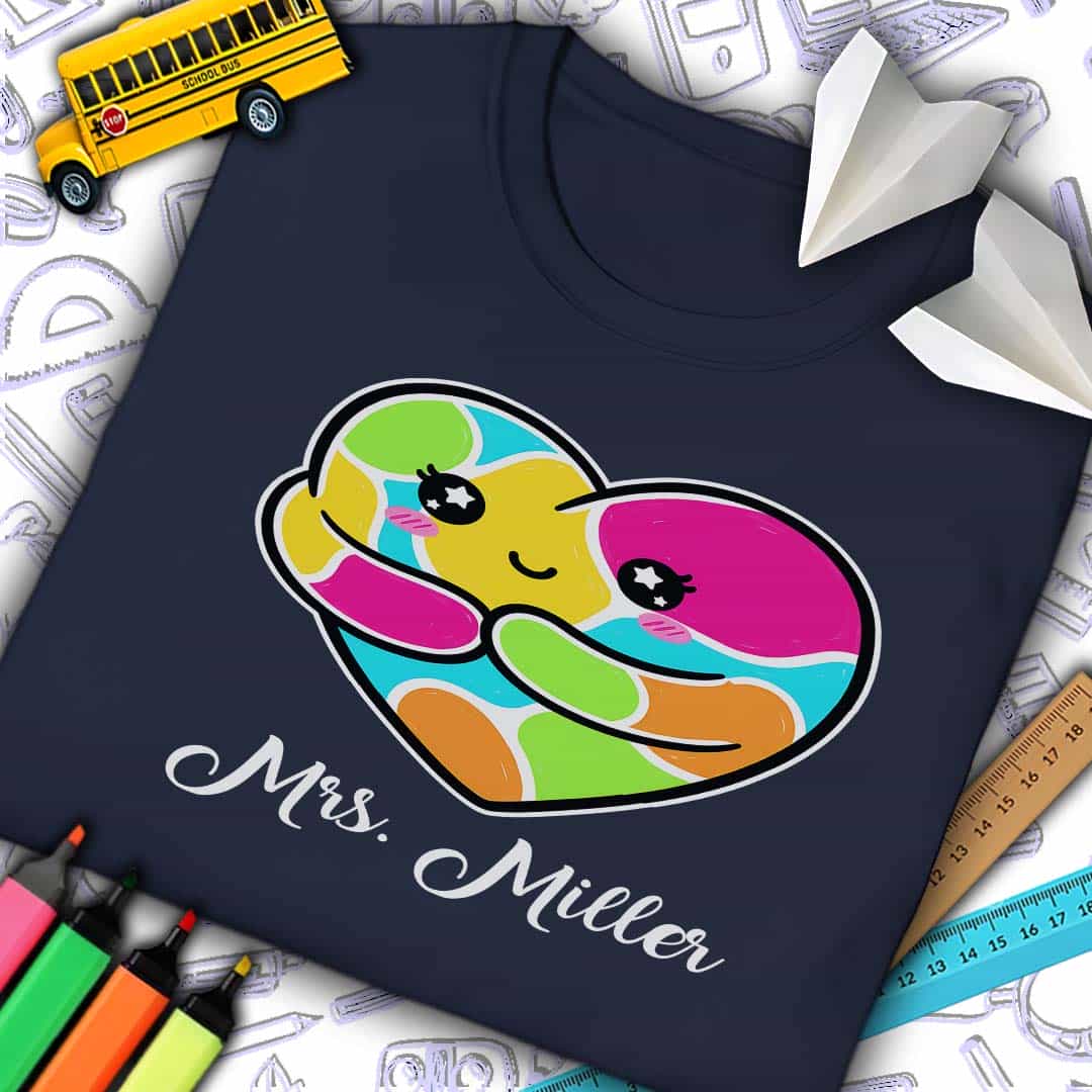 Custom Heart Hug T-Shirt