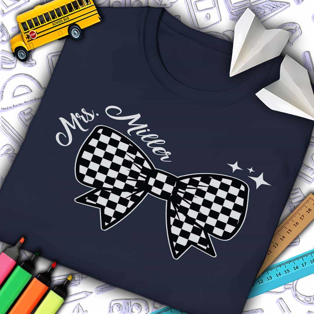 Custom Bow Name T-Shirt