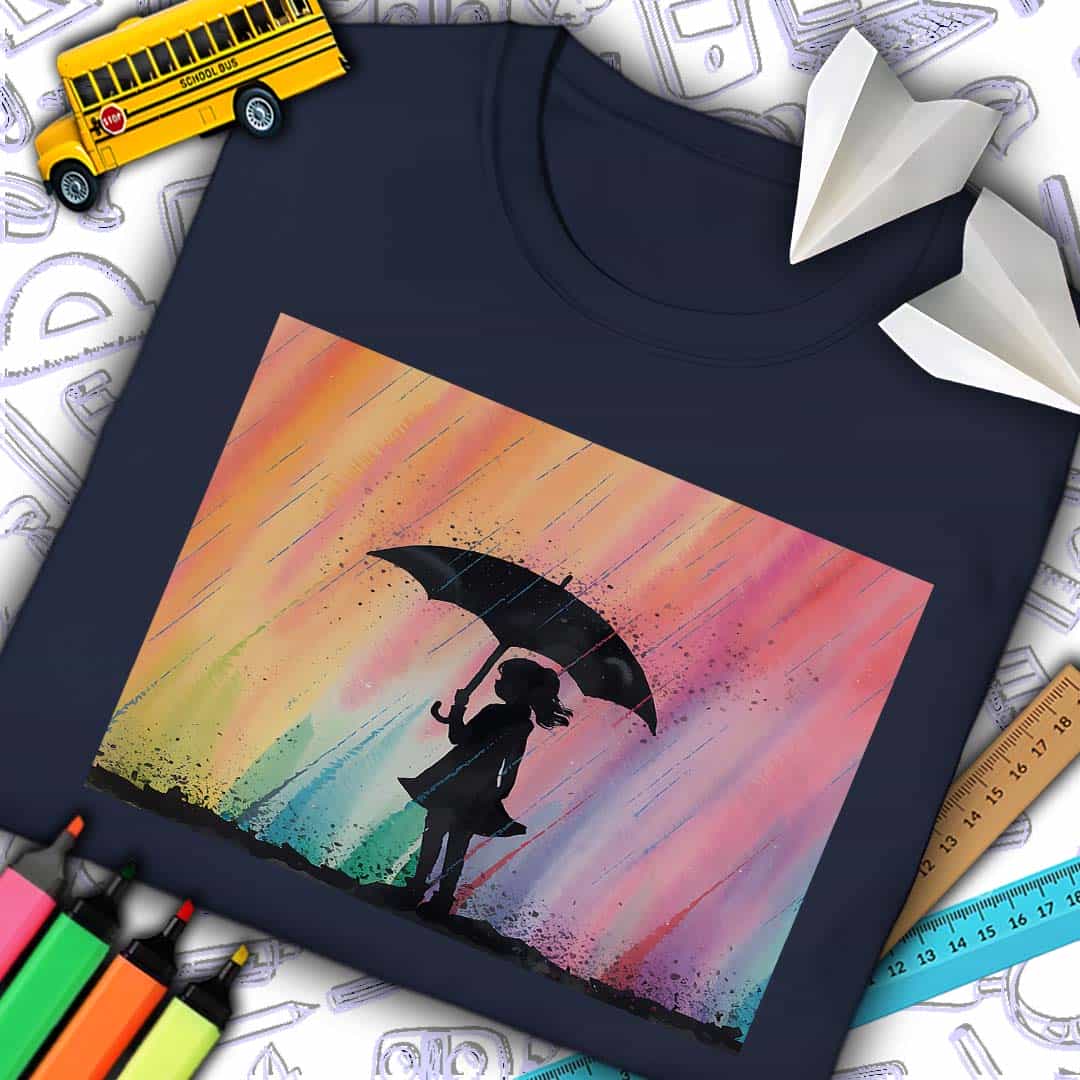 Raindrops And Rainbows T-Shirt