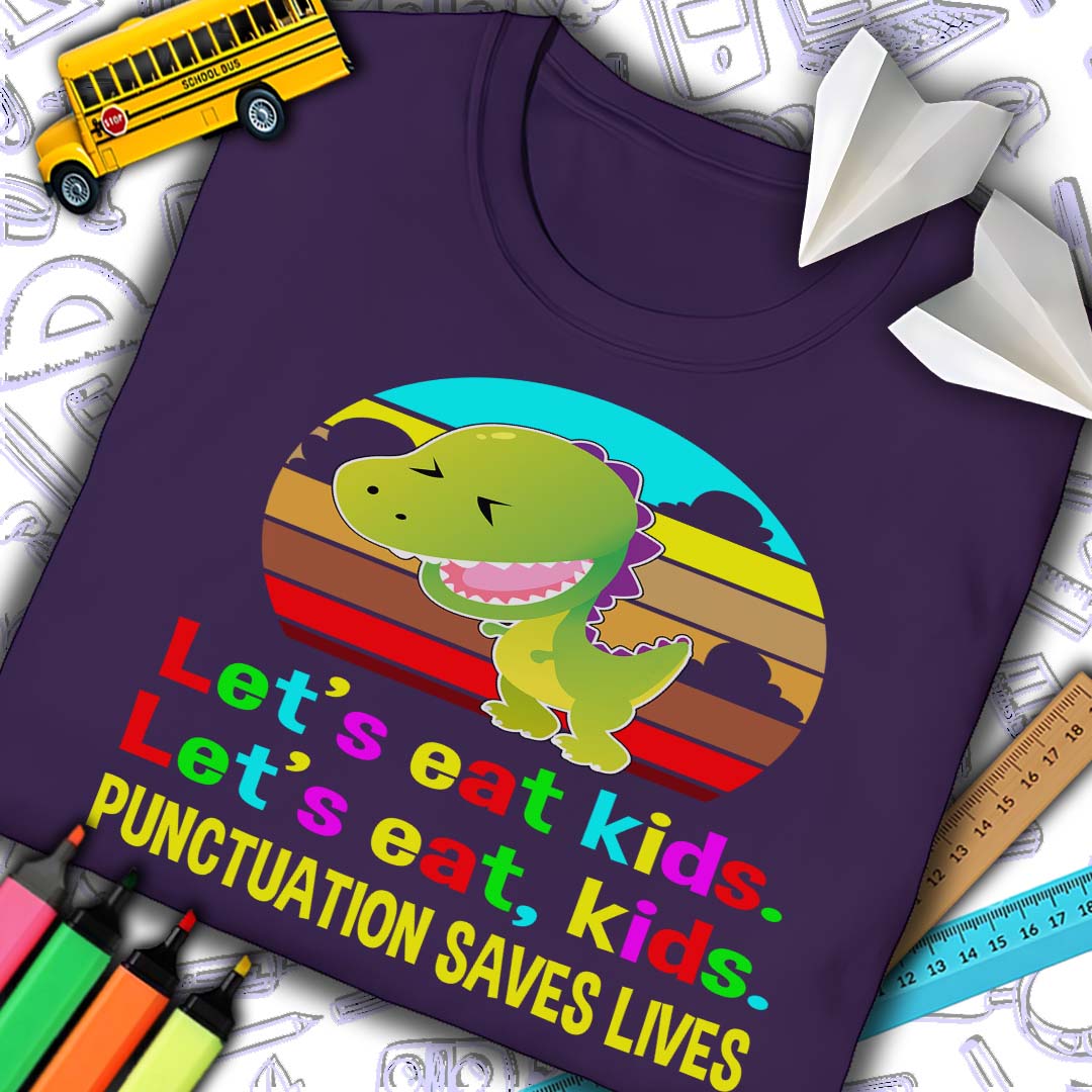 Dinosaur Punctuation T-Shirt