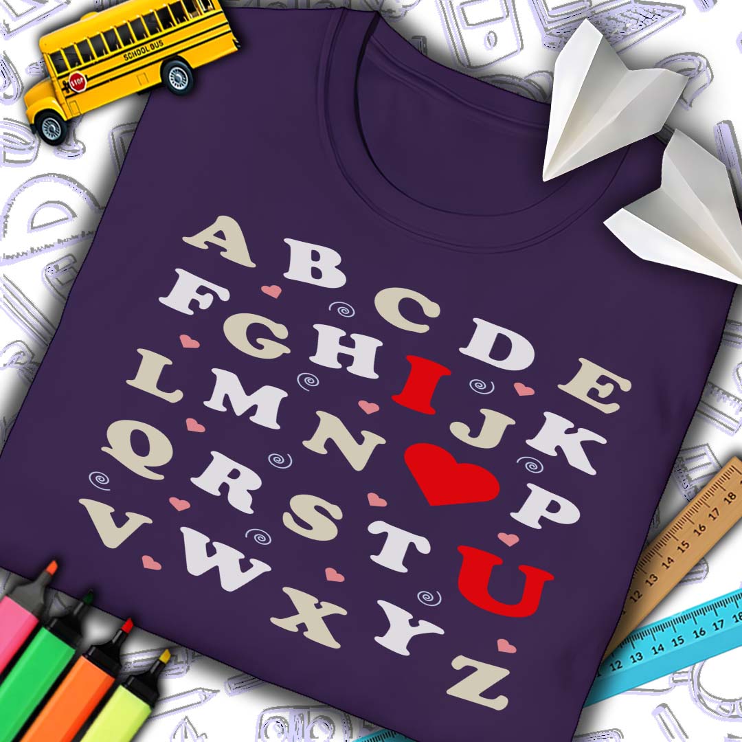ABC I Love U T-Shirt