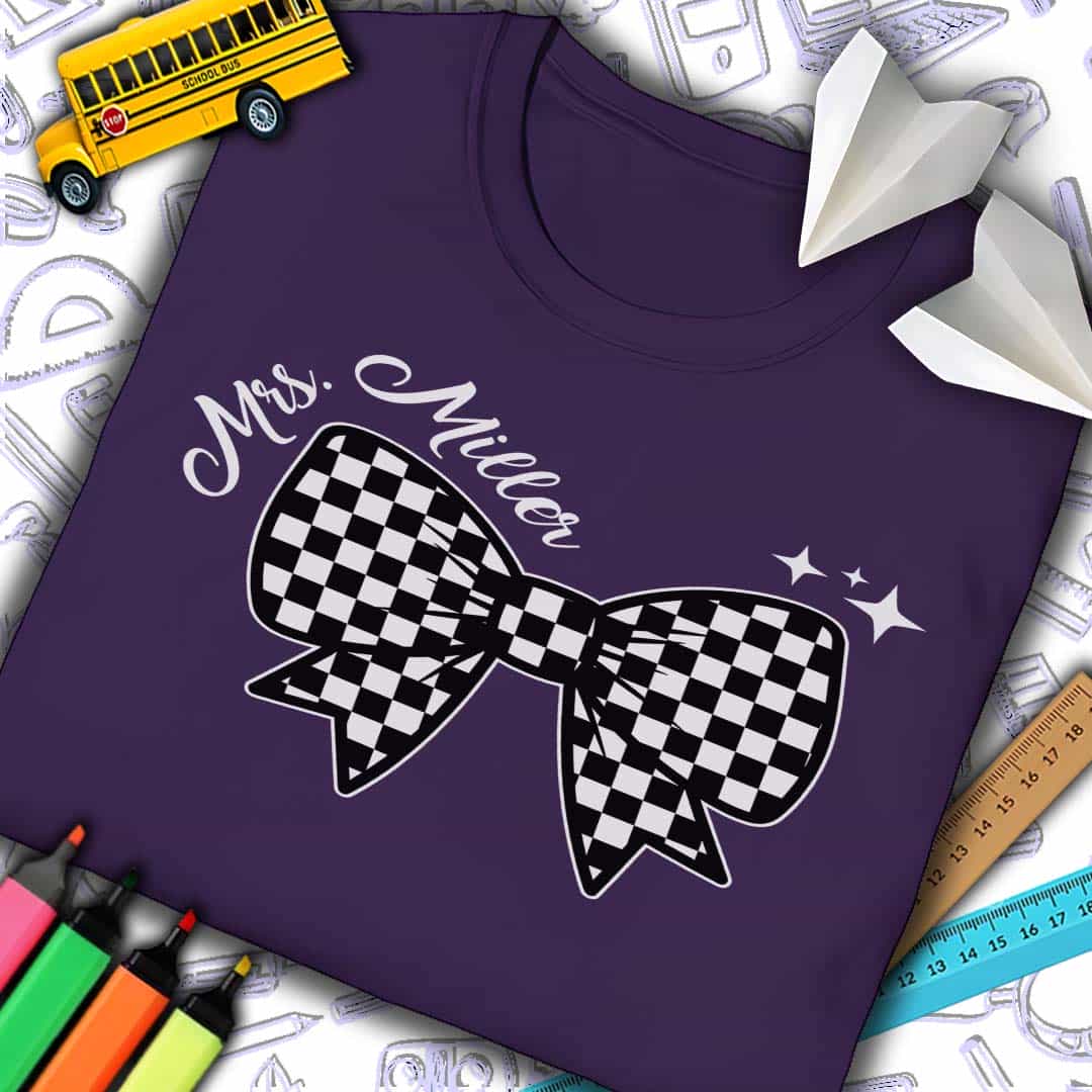 Custom Bow Name T-Shirt