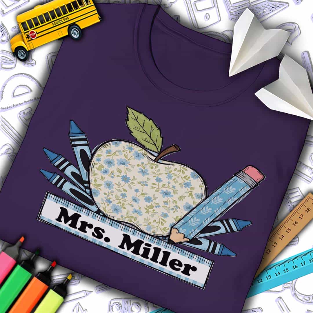 Custom Apple Name T-Shirt