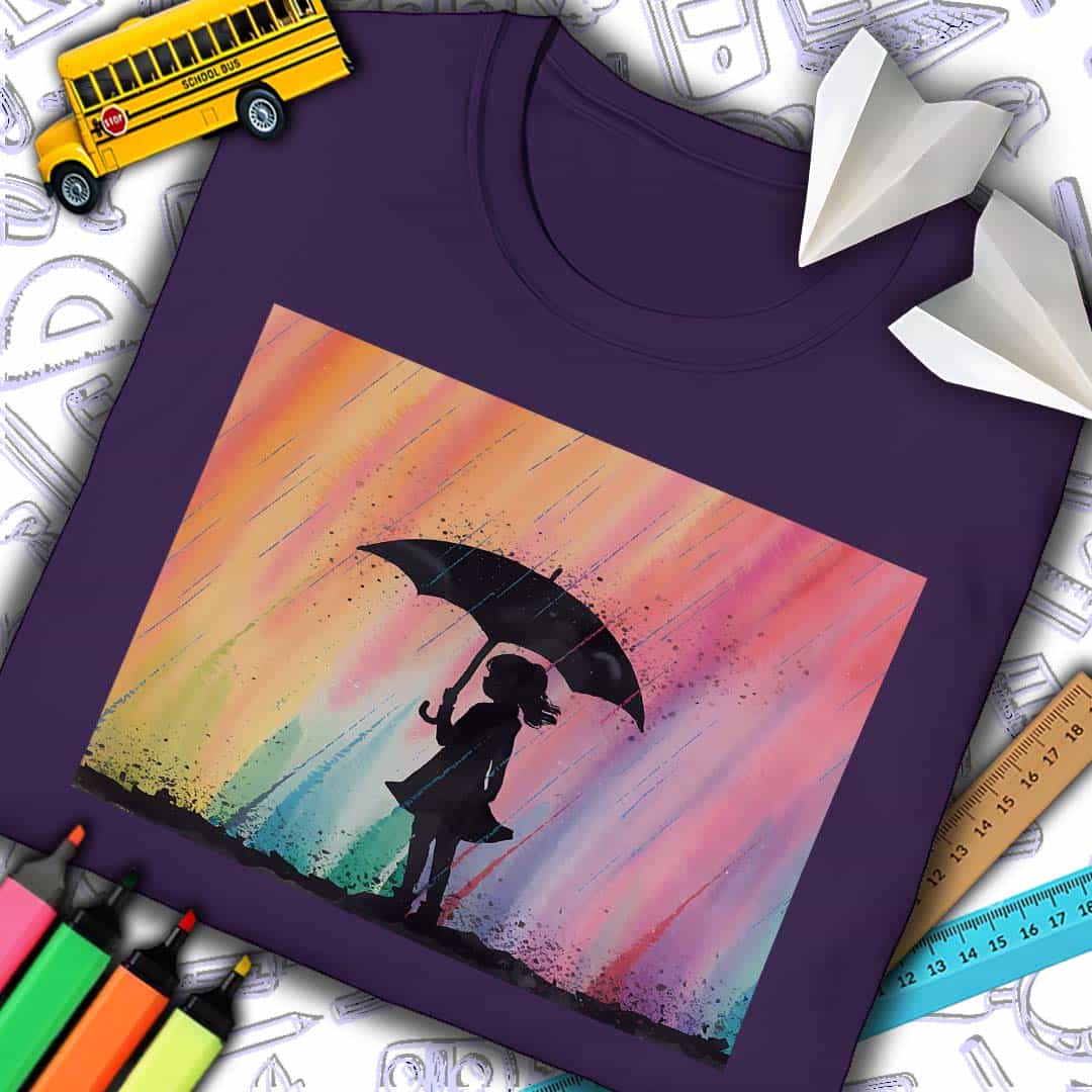 Raindrops And Rainbows T-Shirt