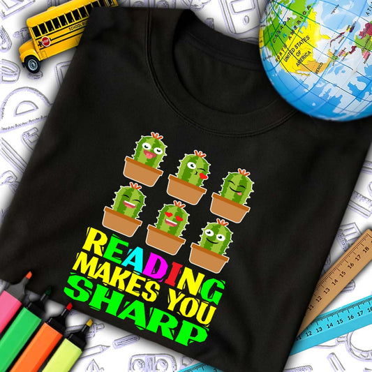 Reading Makes You Sharp T-Shirt