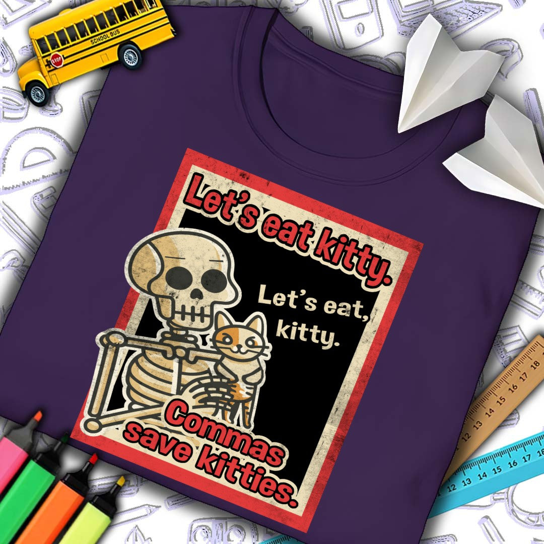 Commas Save Kitties T-Shirt