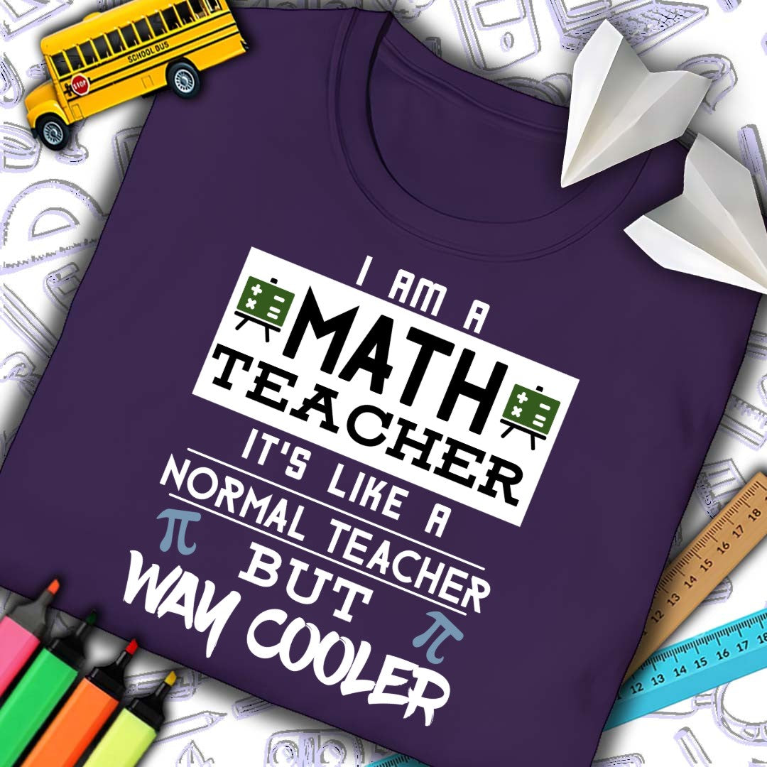 Math Teacher Cooler T-shirt