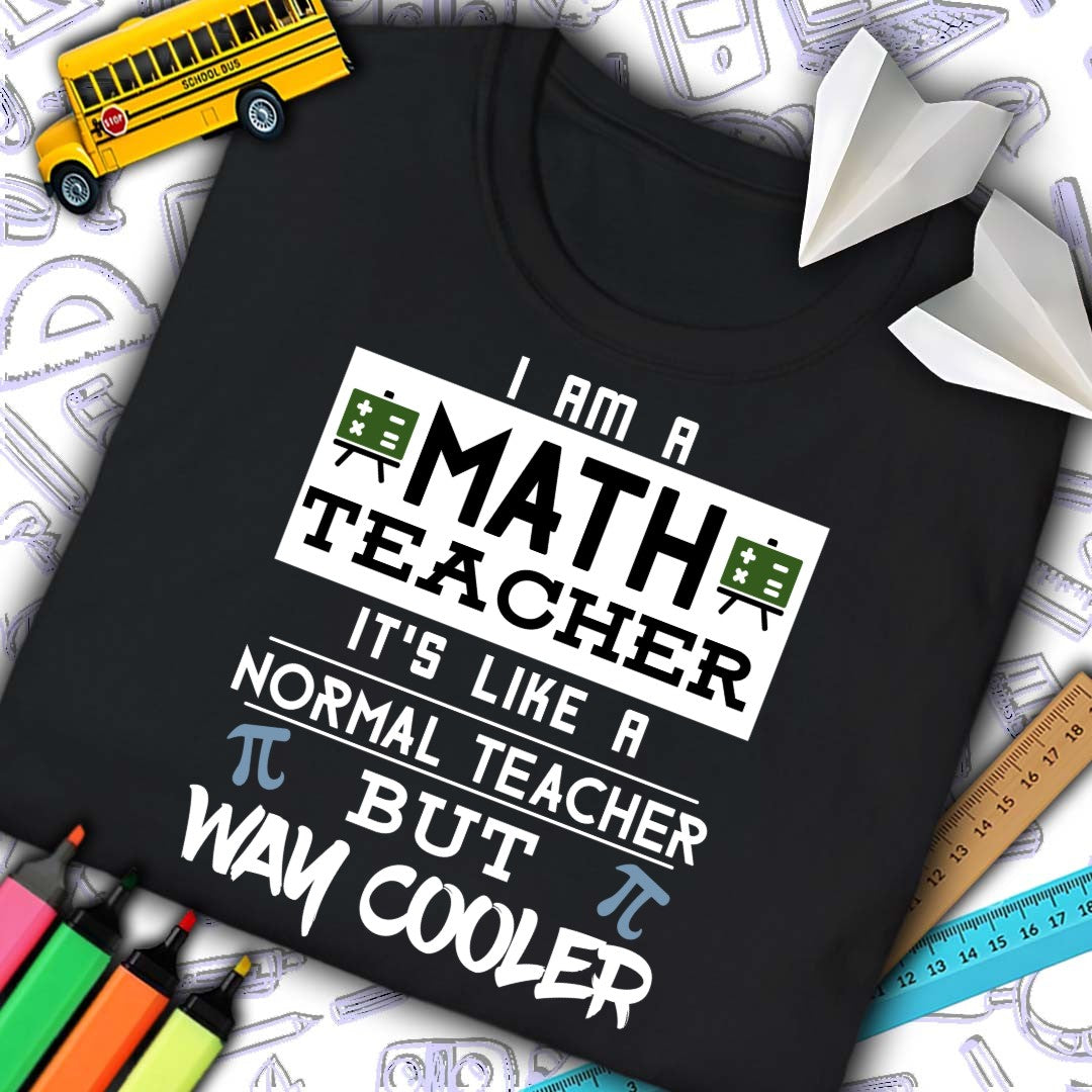 Math Teacher Cooler T-shirt