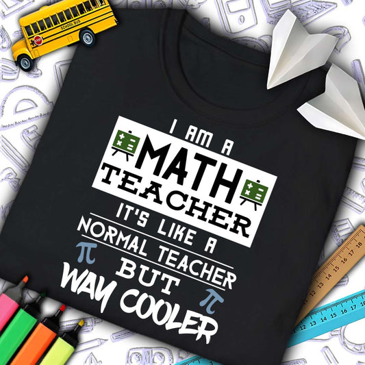 Math Teacher Cooler T-shirt