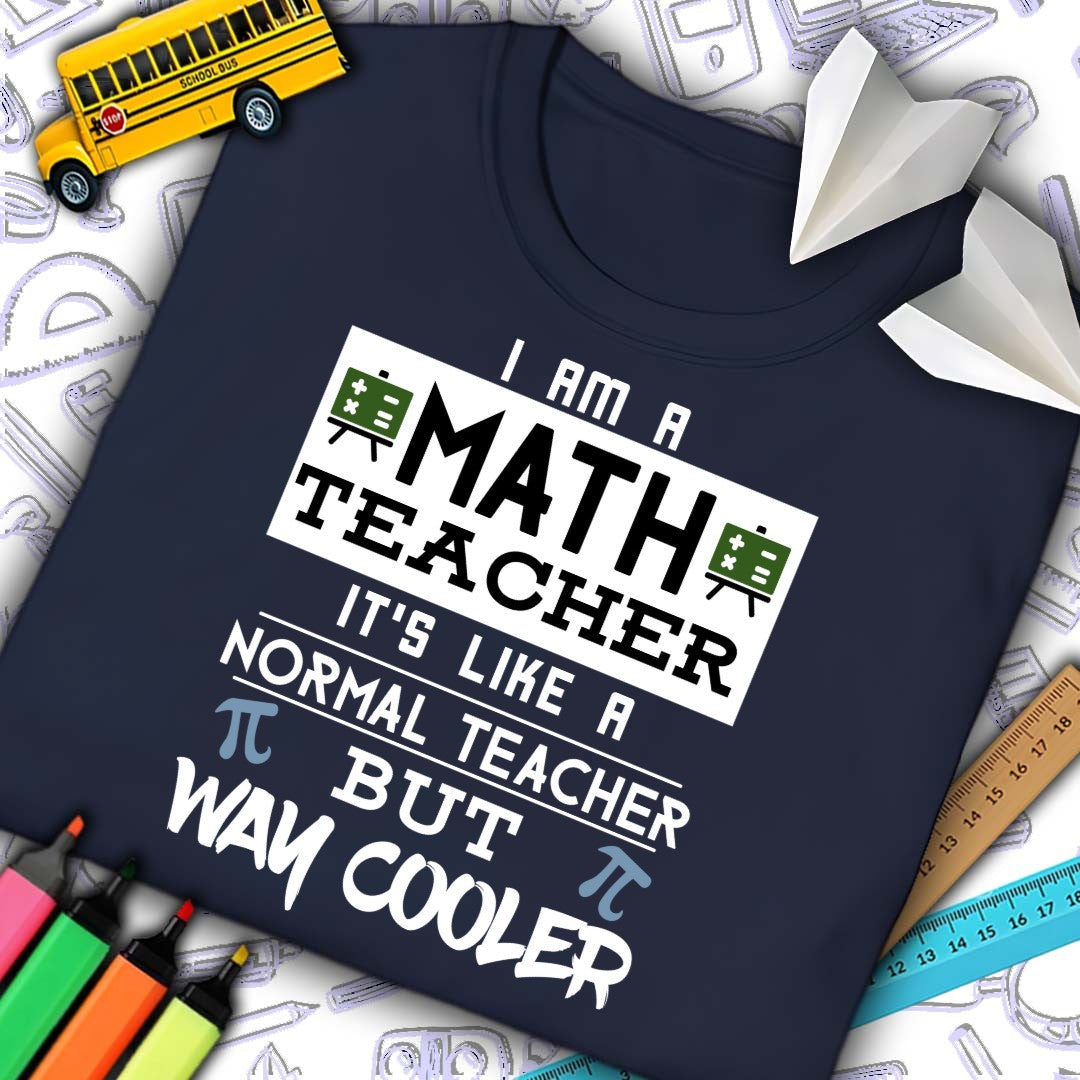 Math Teacher Cooler T-shirt