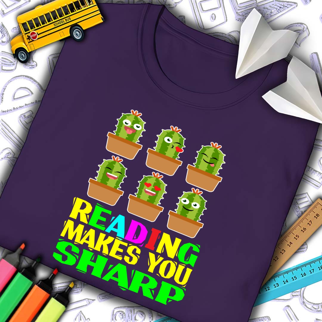 Reading Makes You Sharp T-Shirt