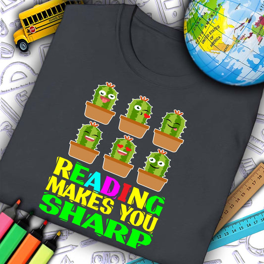 Reading Makes You Sharp T-Shirt