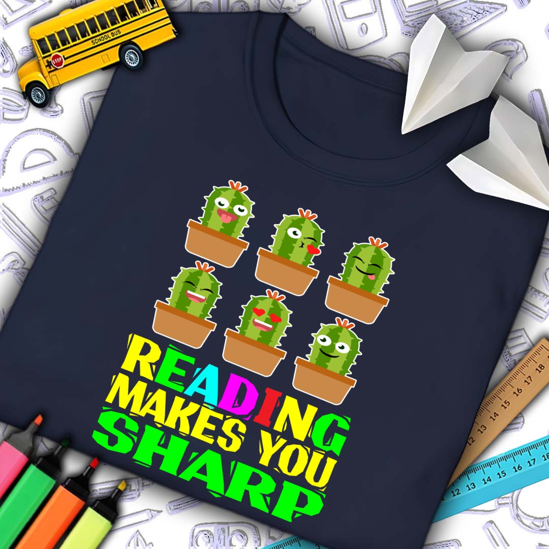 Reading Makes You Sharp T-Shirt