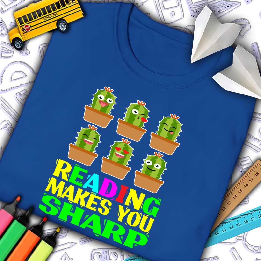 Reading Makes You Sharp T-Shirt