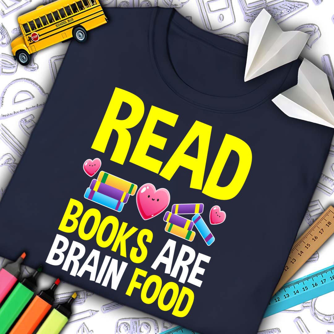 Books Are Brain Food T-shirt